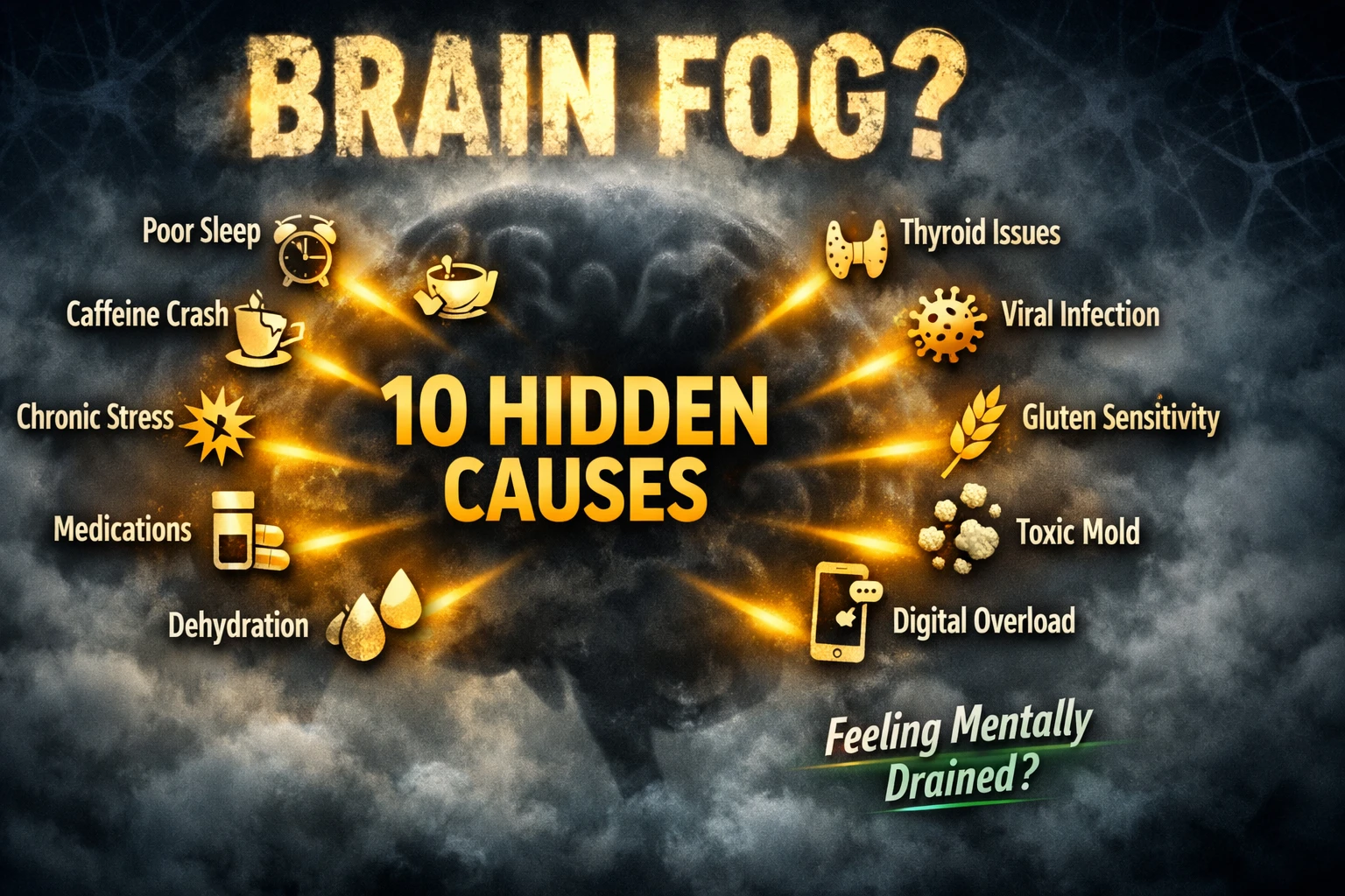 What Causes Brain Fog? 10 Hidden Reasons